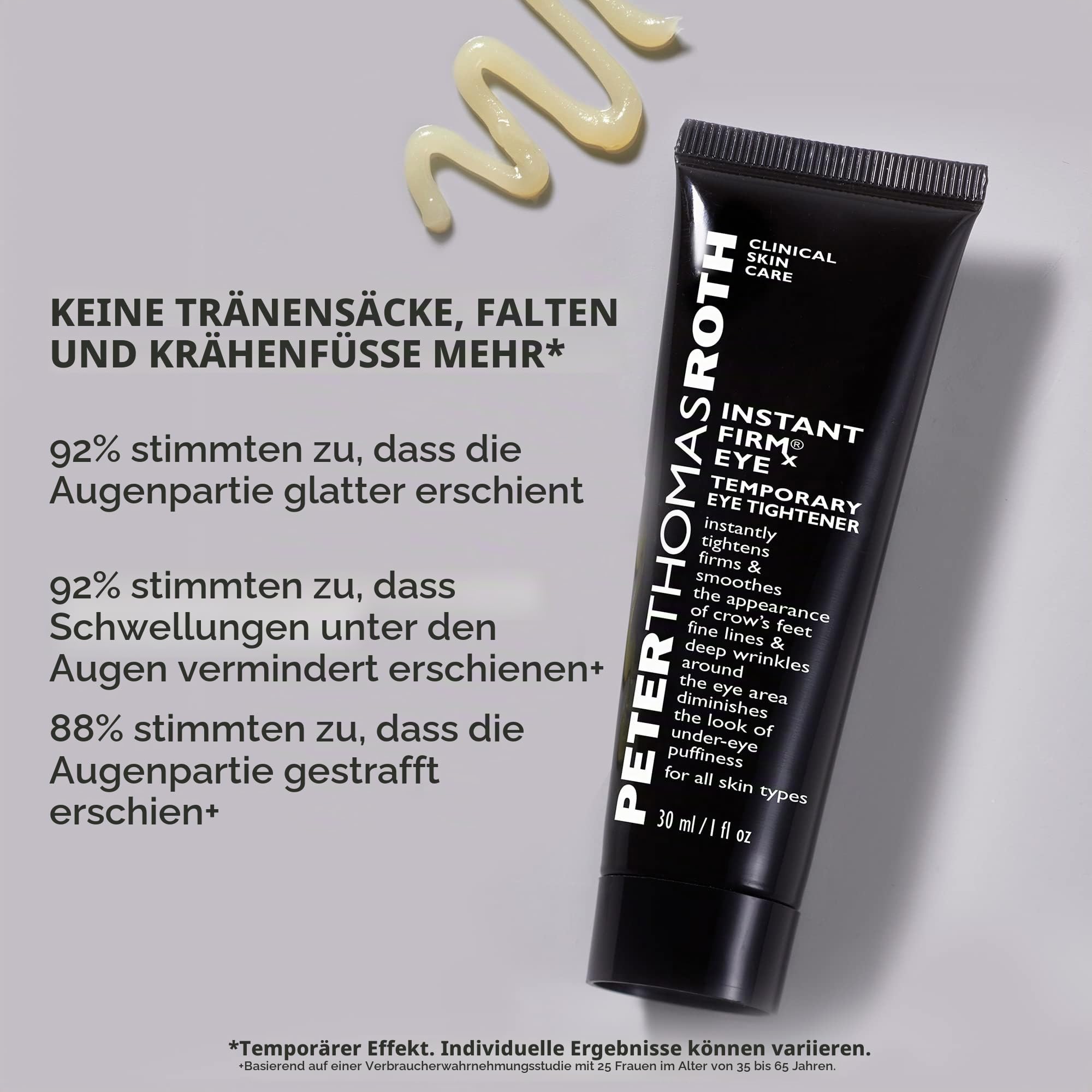 Peter Thomas Roth Augenpflege-Set – 2x Instant FIRMx Eye Tightener 30 ml – Sofort straffendes Augenserum gegen Falten, Augenringe & Schwellungen, Anti-Aging Pflege Duo