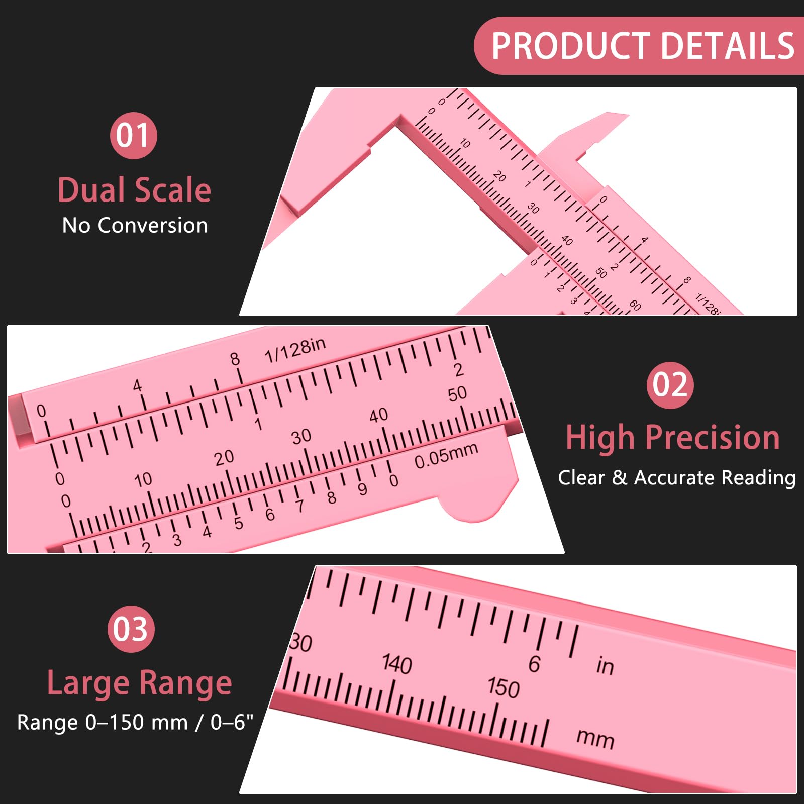 Eyebrow Calipers - Precise Brow Mapping Ruler -2