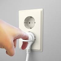 MutecPower 3 méteres lapos csatlakozós hosszabbító kábel, 90° fokos Schuko dugóval, földelt, 250V 16A, IP20 - fehér 3