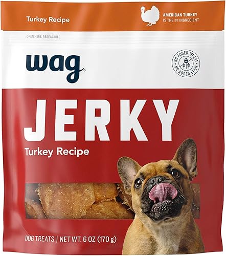 Vista 13 de Marca de Yaxa – bocadillos para perro Wag Jerky (carne de res, pollo, pavo)