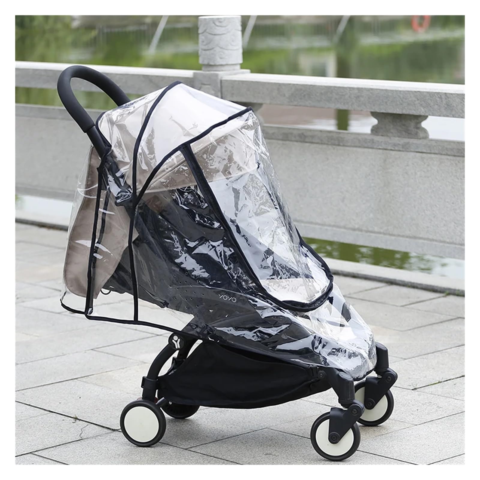 Copertura antipioggia in EVA for passeggini | Meteo e protezione for passeggini(U-shaped Windows)