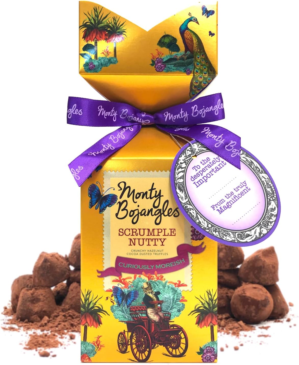 Monty Bojangles Scrumple Nutty Gift Box (150g) Luxury Cocoa Dusted