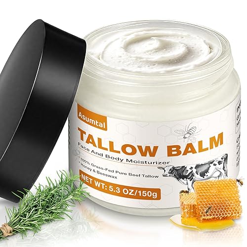 Miniatura 8 de Tallow and Honey Balm - Sarga de res para humectante facial y de piel, hidratación profunda para piel seca y sensible, hidratación multiusos para