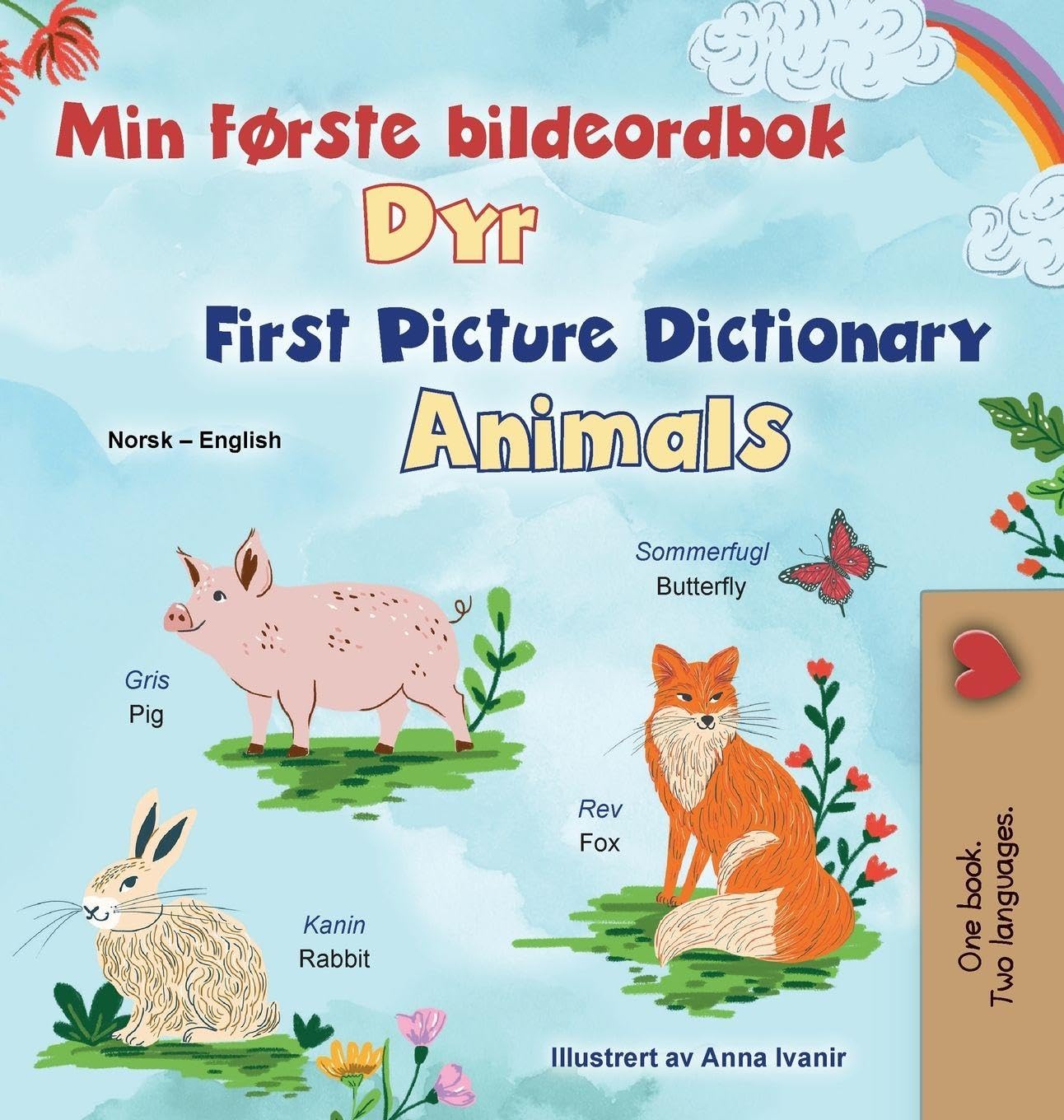 First Picture Dictionary - Animals (Norwegian English Bilingual Children's Book) (Norwegian English Bilingual Collection)