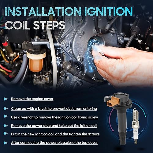 Miniatura 7 de Paquete de 6 bobinas de encendido con 6 bujías de iridio compatibles con Ford Expedition Explorer F-150 Taurus Transit-150 Transit-350 Lincoln MKS