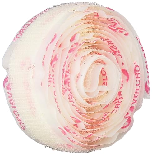 VELCRO 1011-AP-PSAH Cinta de sujeción tejida de nailon blanco, tipo gancho, adhesivo sensible a la presión, 12" de ancho, 5' de longitud