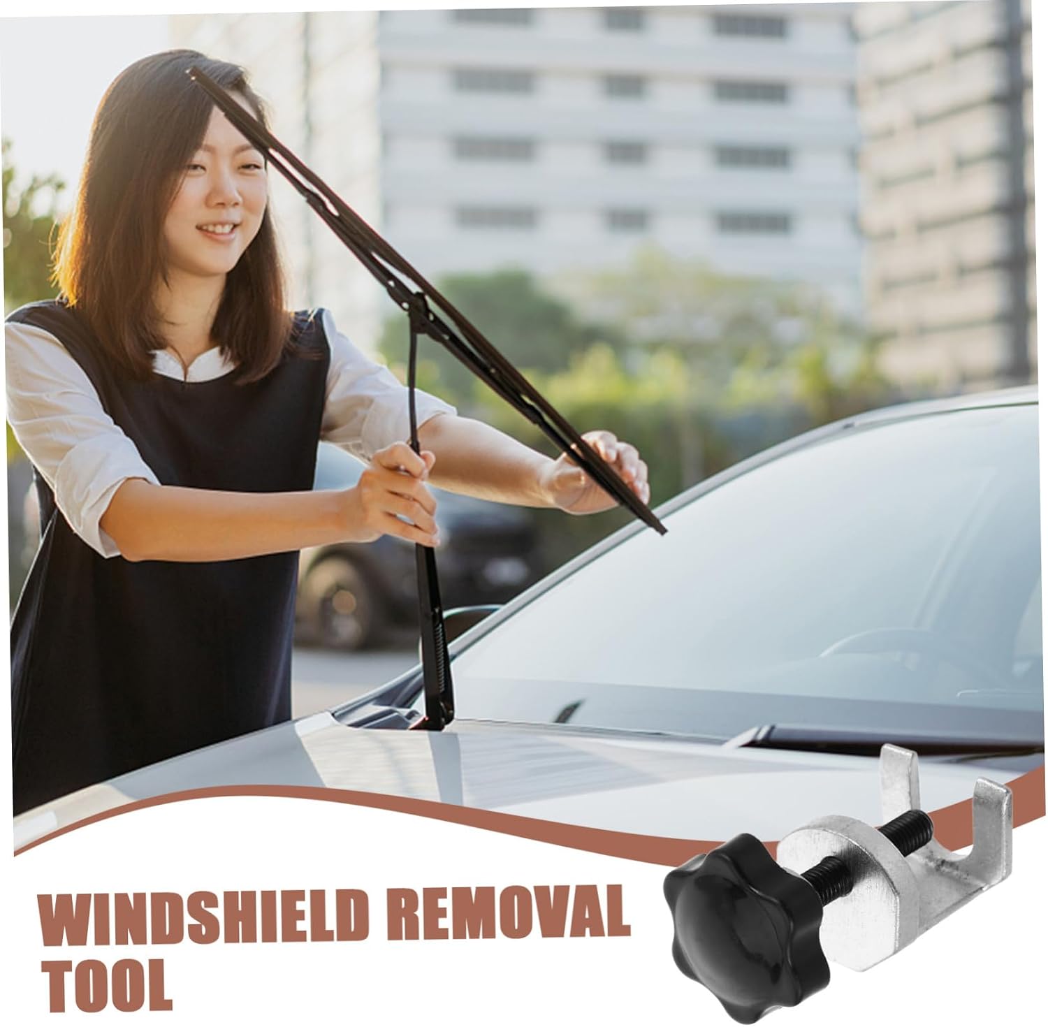 Wiper Arm Removal Tool Lightweight and Durable Windshield Wiper Arm Puller Easy Operation for All Vehicle Models Reliable Automotive Supply for Efficient Wiper Repair
