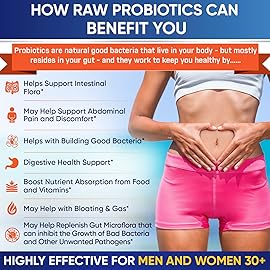 Wholesome Wellness Organic Raw Probiotics 100 Billion CFU, Dr Formulated for Women and Men, Complete Adult Supplement with Prebiotics and Digestive Enzymes; 30 Capsules, Shelf Stable