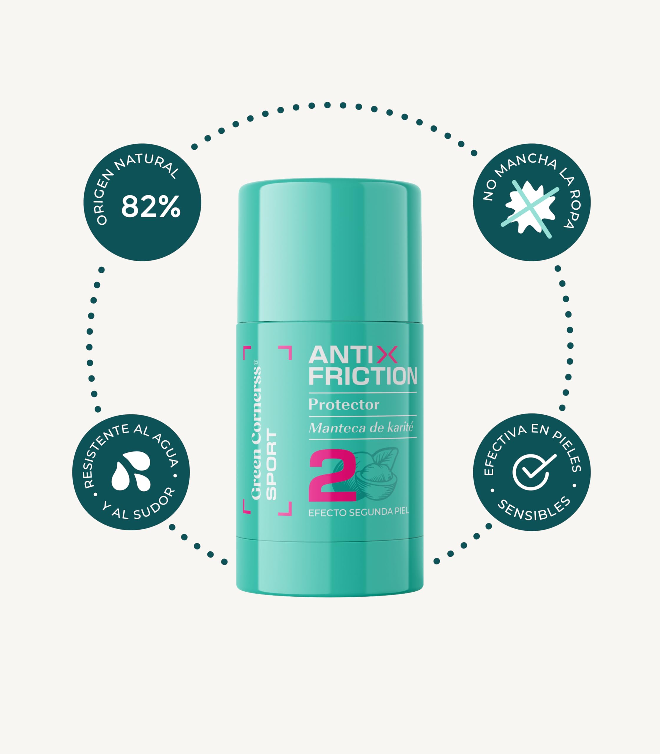 PACK GREEN CORNERSS SPORT BY VERDELISS - Calentamiento Pre-Ejercicio, Anti-Rozaduras y Recuperación Post-Ejercicio, 50ml/30g/50ml