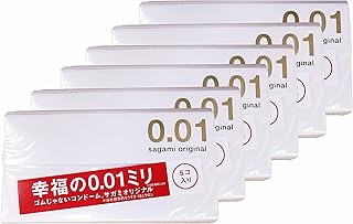 サガミオリジナル0.01 5個入り×6個セット 無香 ポリウレタン (PU)