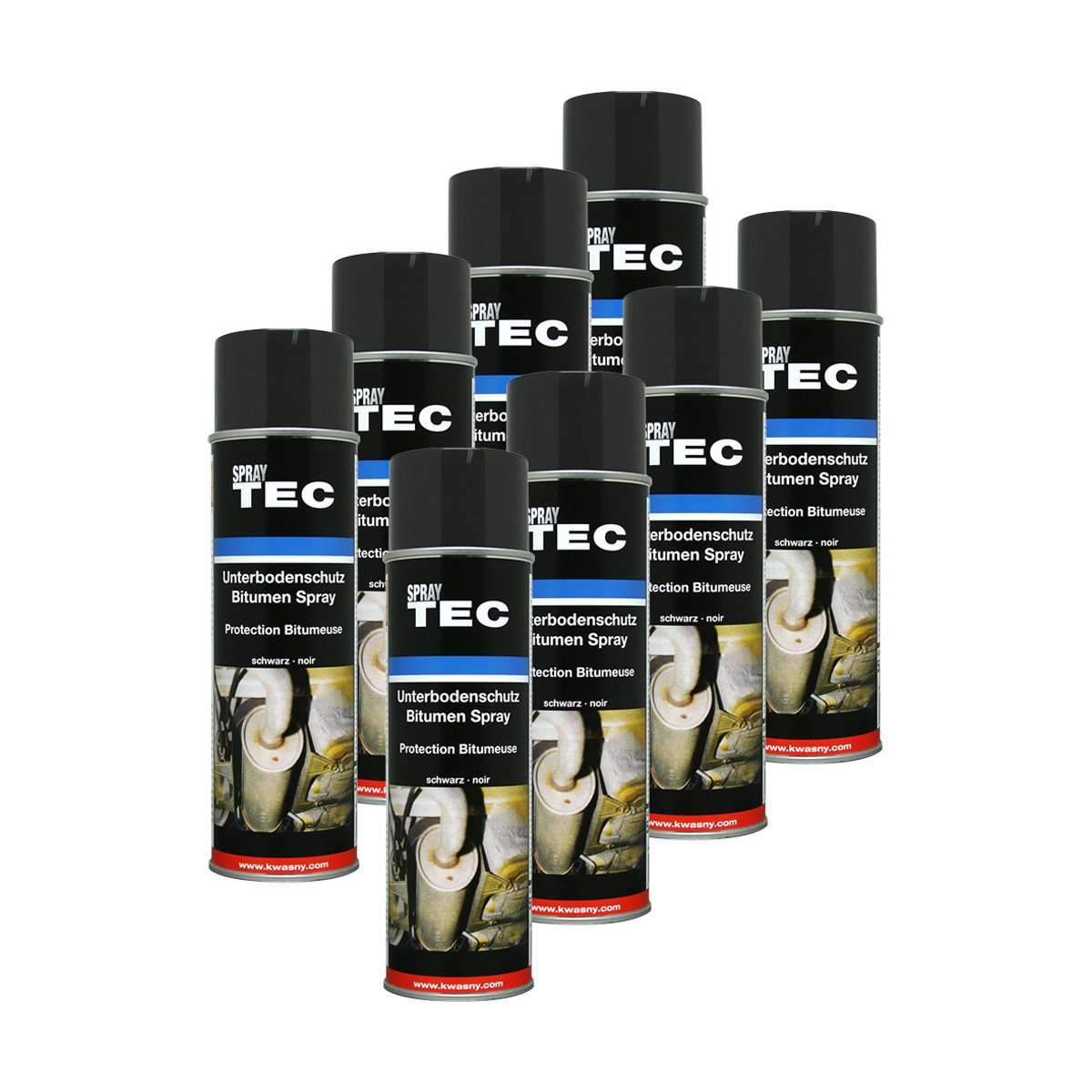 Kwasny 8X 235 500 Auto-K Spray TEC Unterbodenschutz Bitumen schwarz 500ml