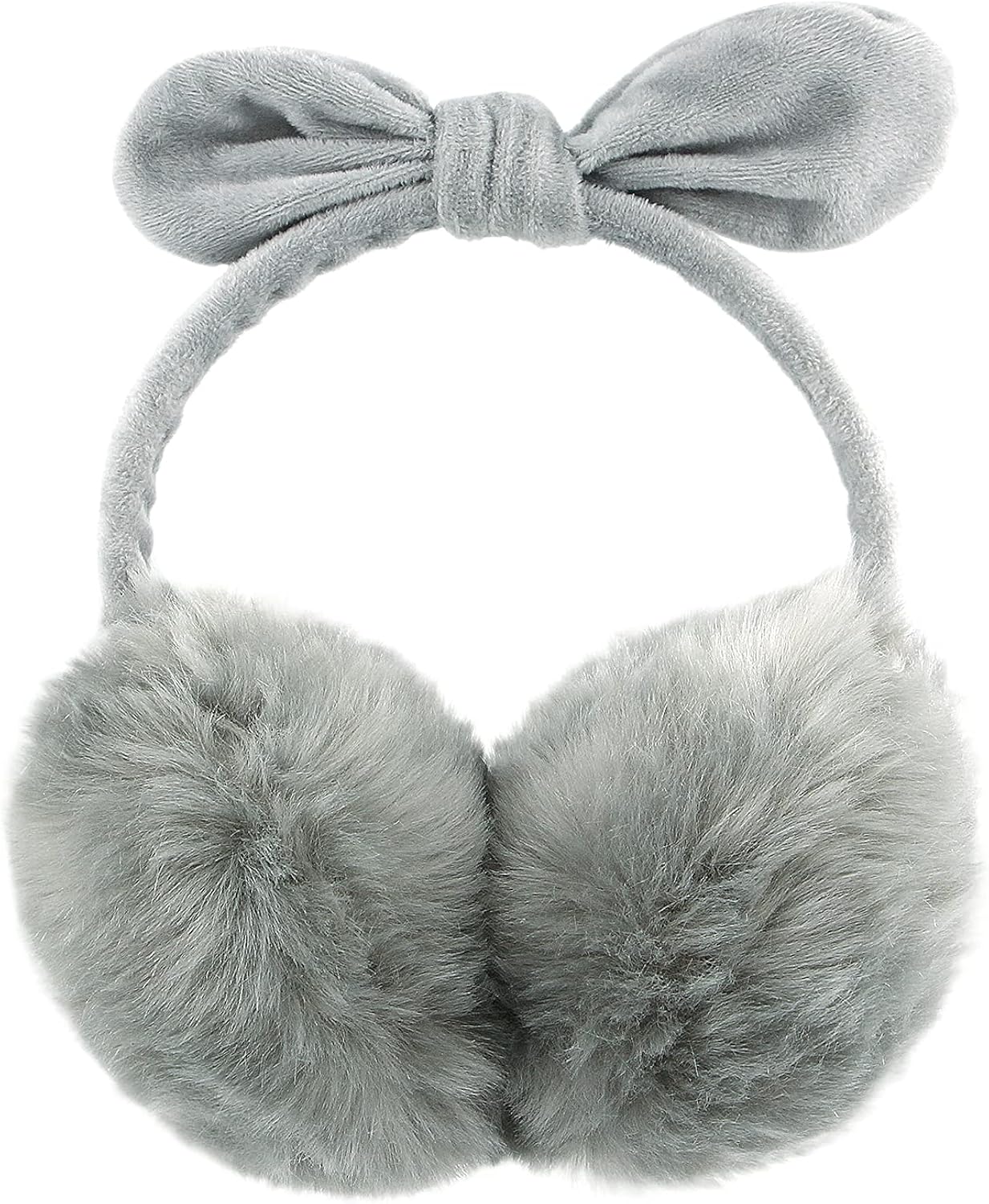 POXIMI Women Winter Earmuffs Girl Ski Adjustable Ear Covers for Kid Cute Bow Ear Warmer Outdoor Earmuff Fleece Lining (C-Black, ONE SIZE) at  Women’s Clothing store