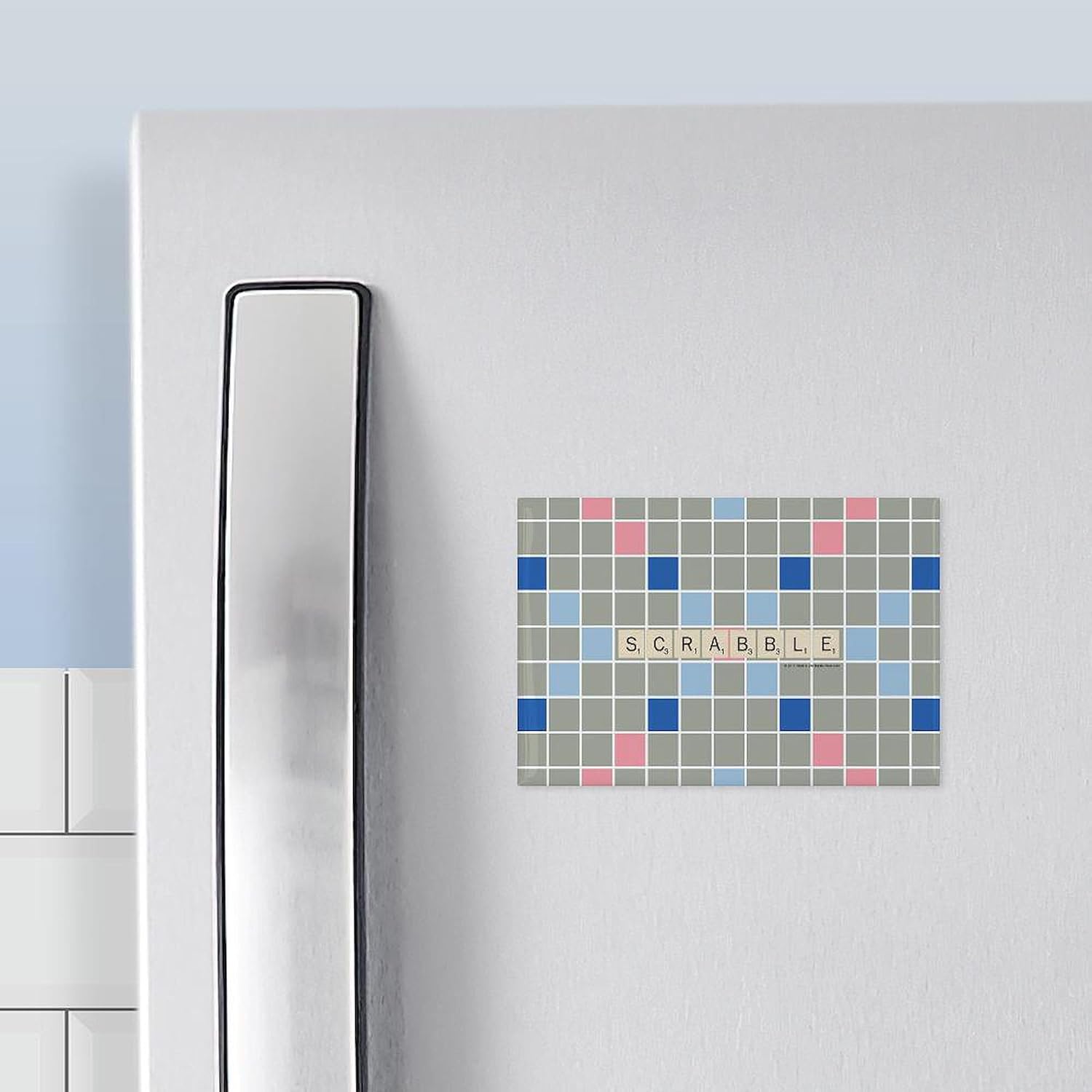 CafePress Scrabble Tiles Rectangle Magnet, 3"x2" Refrigerator Magnet
