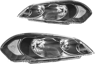 KAX Headlights Assembly Compatible with 2006-2016 Impala