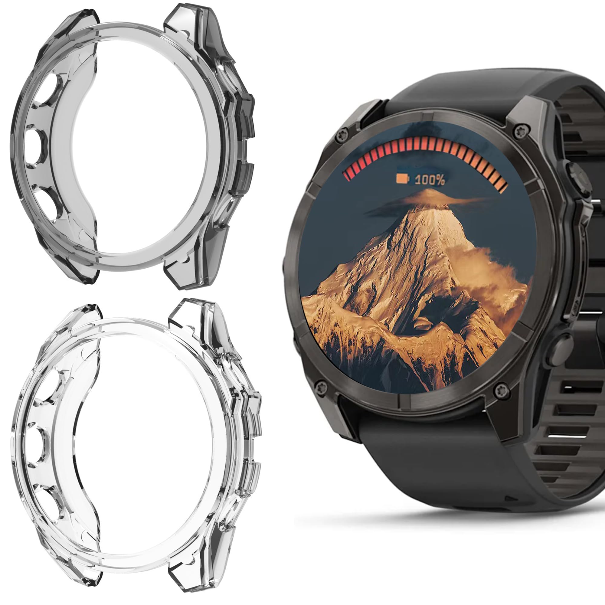 Compatible for Garmin Fenix 8 Smart Watch Case