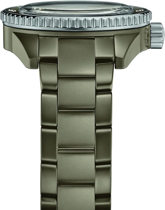 Rado - Captain Cook - Men's Automatic Swiss Watch - 43mm Green Dial with Date - Green High-Tech Ceramic & Titanium Bracelet - R32130312