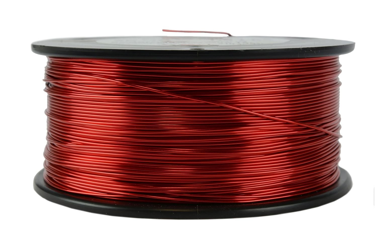 TEMCo 20 AWG Copper Magnet Wire - 1.5 lb 472 ft 155°C Magnetic Coil Red