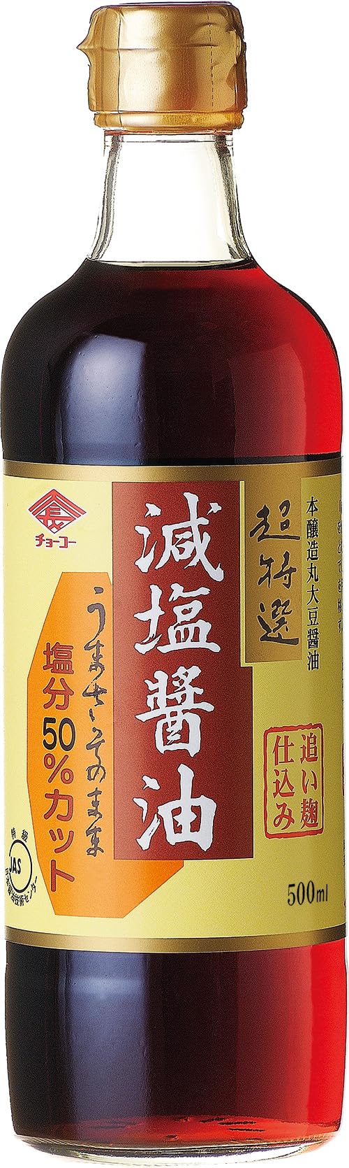 チョーコー 超特選減塩醤油 500ml