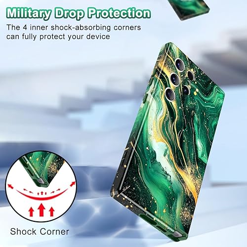 Vista 21 de Funda para Samsung Galaxy S24 Plus de 6.7 pulgadas, protector completo de lente de cámara 3 en 1 resistente cuerpo completo a prueba de golpes PC