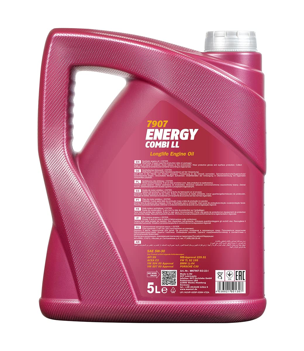 MANNOL Energy Combi LL 5W-30 + MANN 10045074
