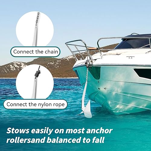 Miniatura 3 de Heavy Duty DeltaWing Style Boat Anchor,316 Stainless Steel,Premium Marine Grade Polished