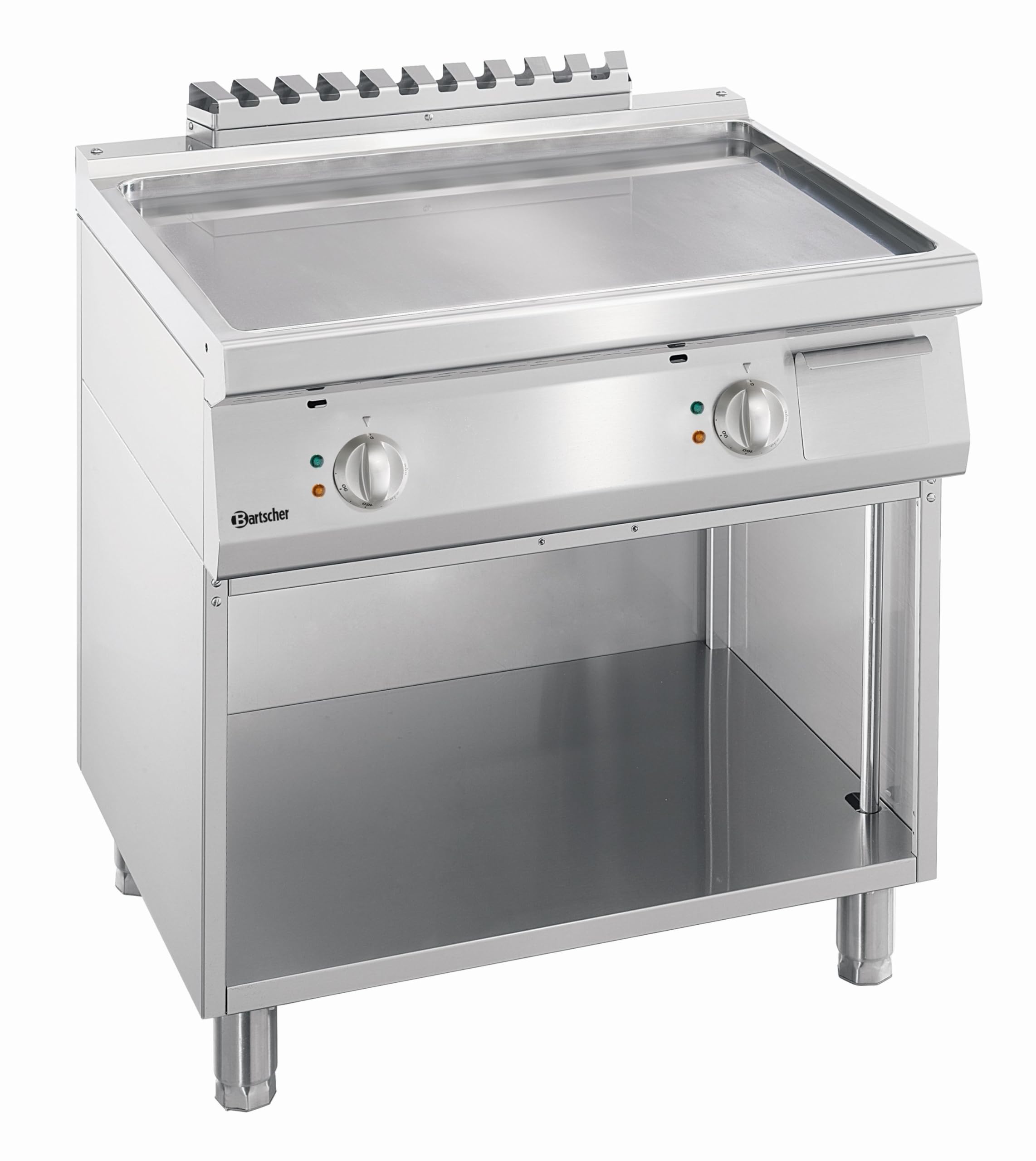 Bartscher Elektro-Grillplatte 700 glatt 800x700 Gastronomiebedarf