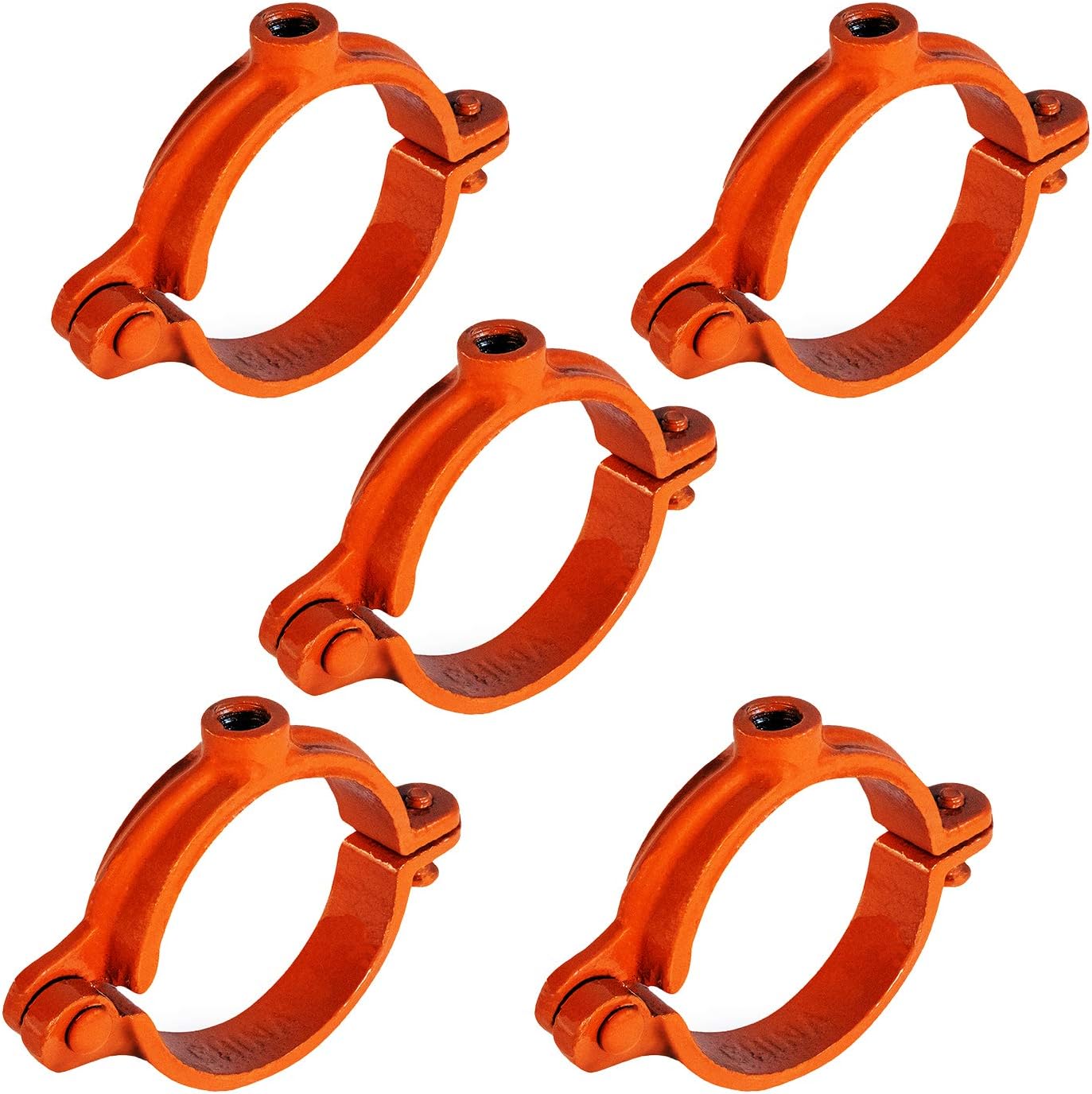 HIGHCRAFT HINGC-34-10 Industrial Decor Hinged Split Ring Pipe Hanger 3/4 in. Copper , with 3/8 in. Rod Fitting, Vintage Mounting Bracket for Tubing, Shower Curtain, Tiki Torch Hanging (10 Pack) : Everything Else
