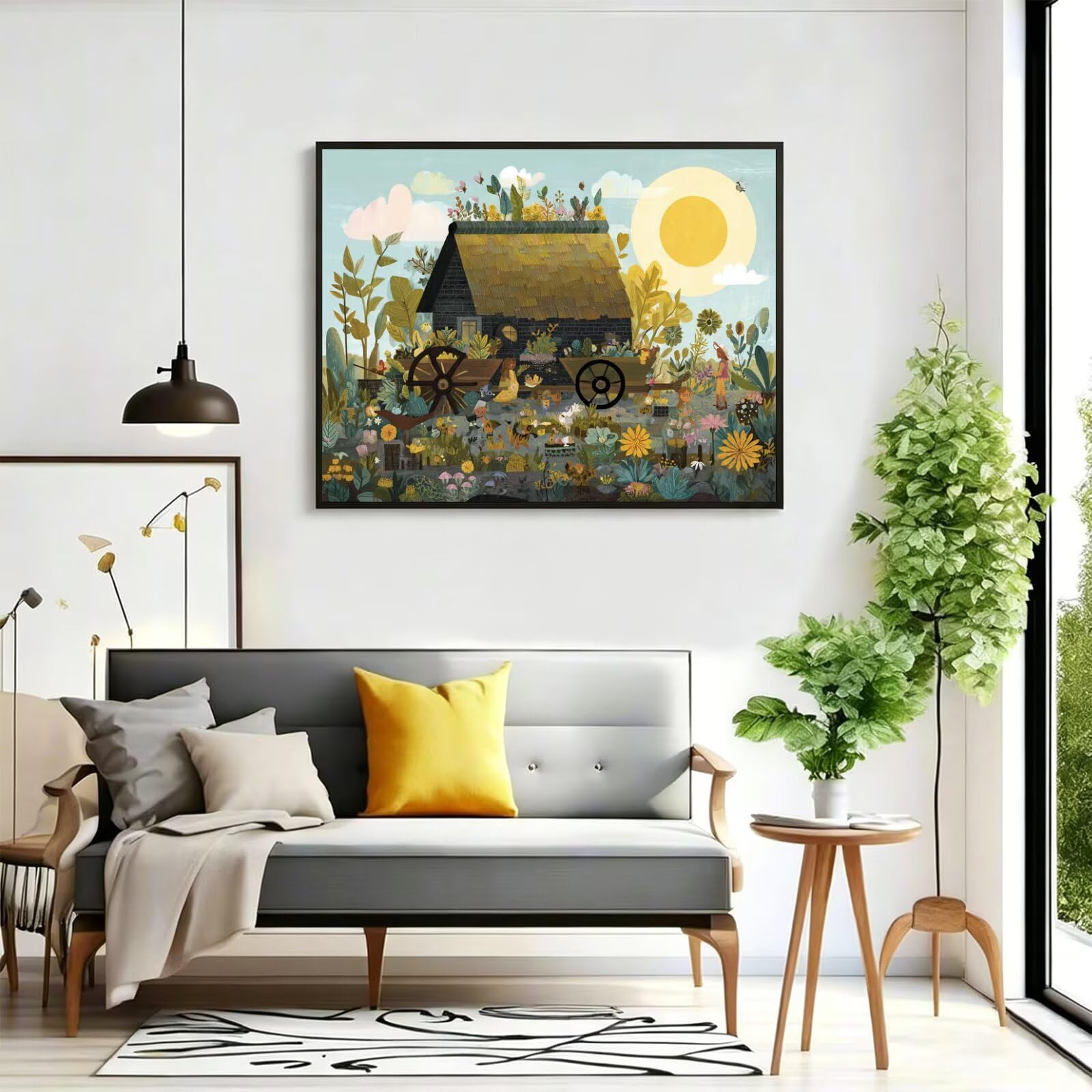 Q-993 malowanie według liczb, dla dorosłych, ręcznie malowany obraz olejny, płótno do malowania, 60 x 80 cm, bez ramy, zestaw do malowania według numerów, dekoracja salonu i na prezenty