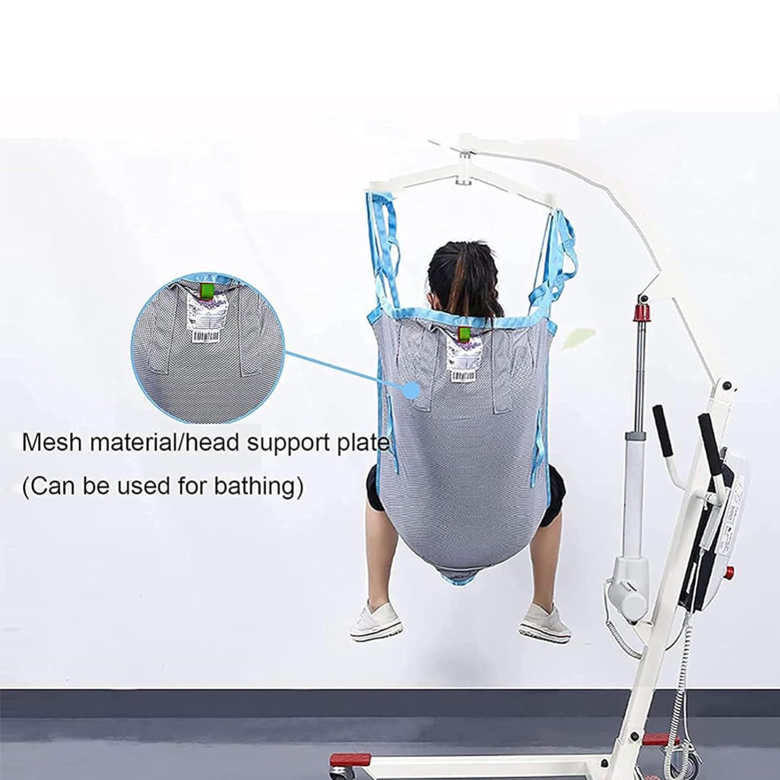 Eslinga Para Elevación De Pacientes Universal Grua Traslado Enfermos Personas Mayores Transferencia Asistida Reutilizable Grúa De Paciente Cinturón Para Paciente Eslinga Elevación Cuerpo S