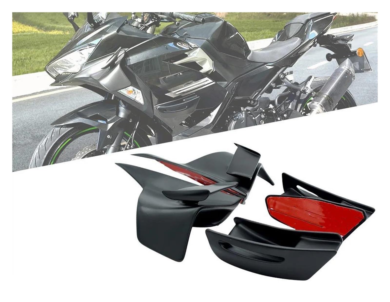 ウィングスポイラー に適合するニンジャ に適合するZX-4R に適合するZX-25R