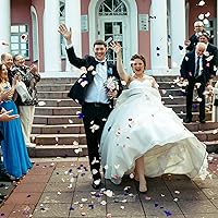 Vista 6 de CO-RODE 1200 pétalos de rosa negra, flores artificiales para bodas, fiestas, ambiente nocturno romántico, día de San Valentín, aniversarios