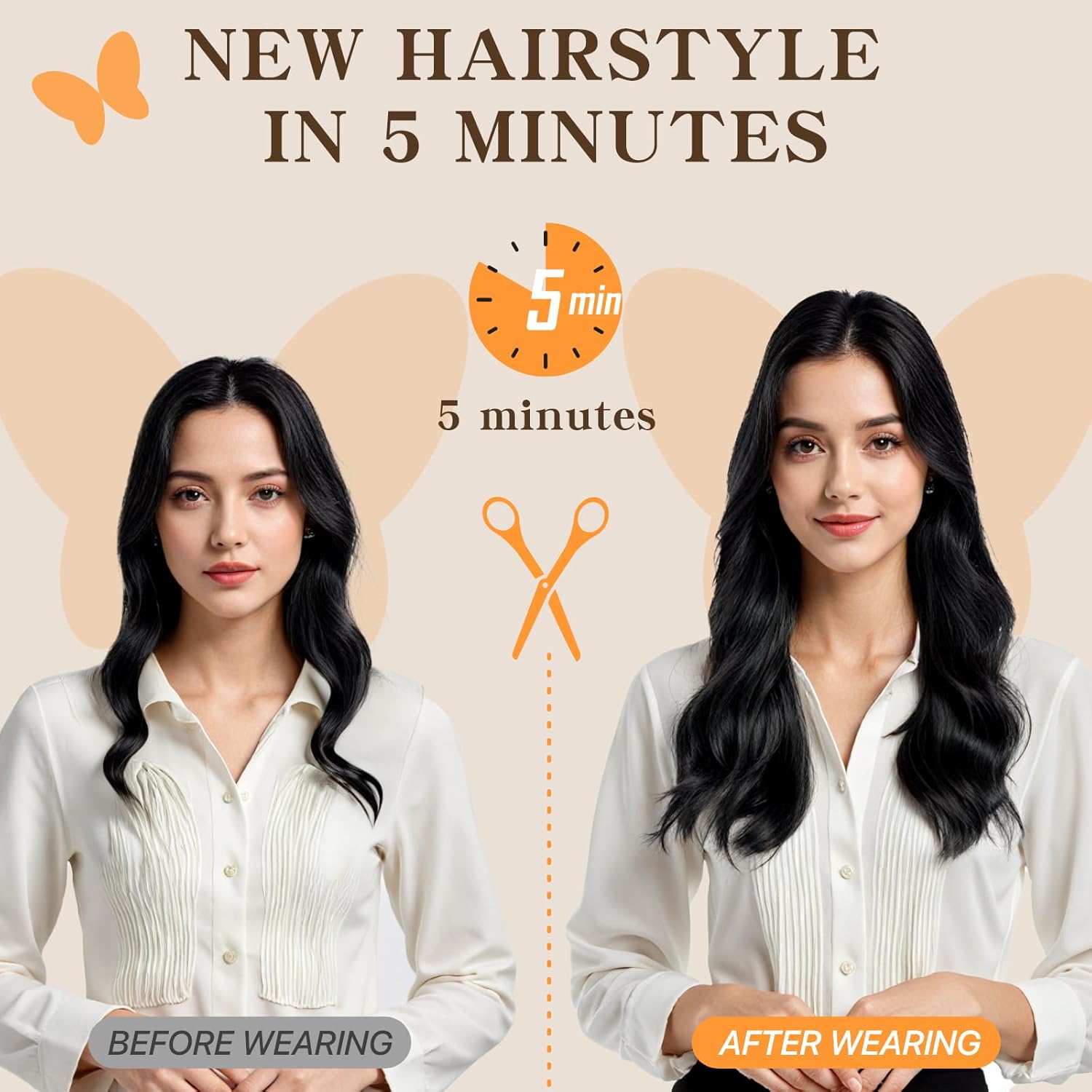 Remy Hair Extensions Clip in Human Hair Dark Brown Clip in Extensions Real Human Hair 10 Inch Real Hair Extensions Clip in Human Hair Straight Human Hair Clip Ins 85g 7Pcs