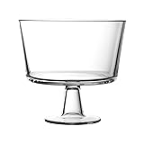 Royalty Art Trifle Bowl with Pedestal – Large Italian Glass Dessert & Cake Stand, Elegant Centerpiece for Layered Trifles, Weddings, Holidays & Entertaining – Gift Boxed