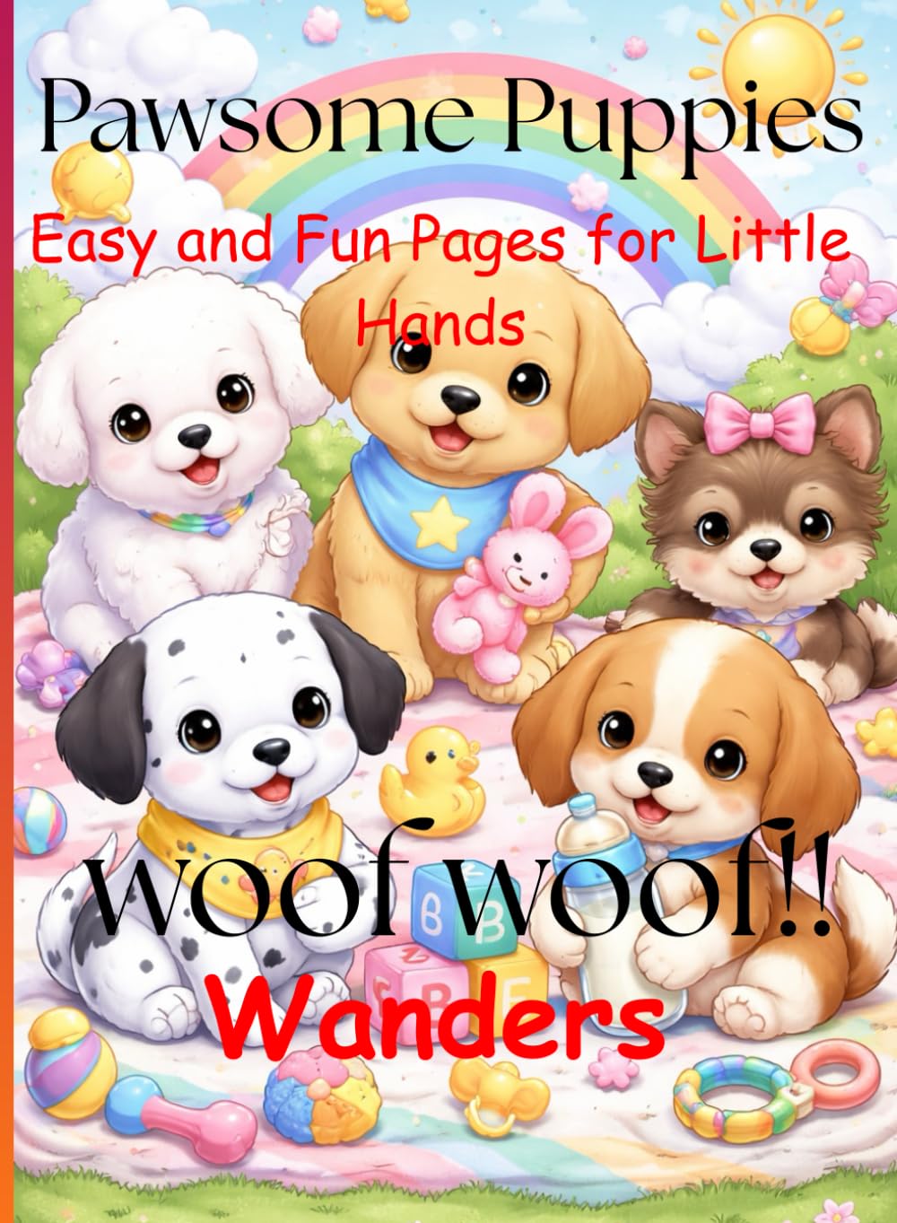 Pawsome Puppies: Easy and fun pages for little hands