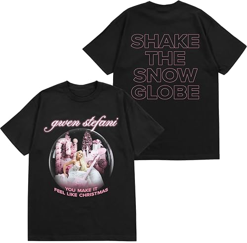 Official Merchandise Snow Globe T-Shirt, Black, X-Large
