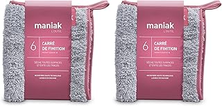 Chiffon Microfibre Sp&eacute;cial Salle de Bain &ndash; S&egrave;che Toutes Les Surfaces & Evite Les Traces pour Un r&eacute;sultat Impeccable ! Produit Durable (Lot de 2)