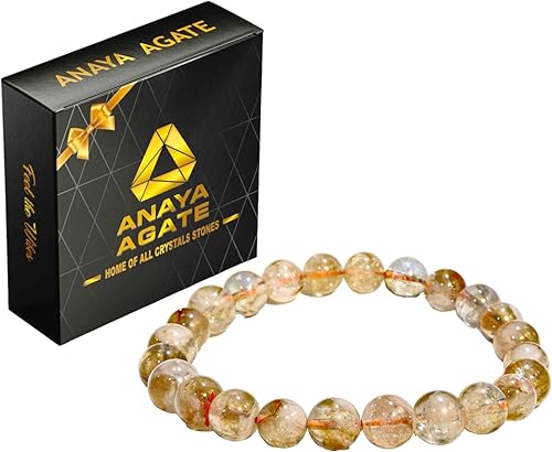 Vista 320 de Money Attraction Bracelet for Wealth, Prosperity & Success – Abundance & Good Luck Feng Shui Bracelet with Pyrite, Citrine, Tiger Eye & Green Green