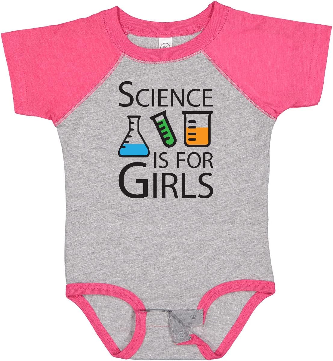 inktastic Science Is for Girls Baby Bodysuit