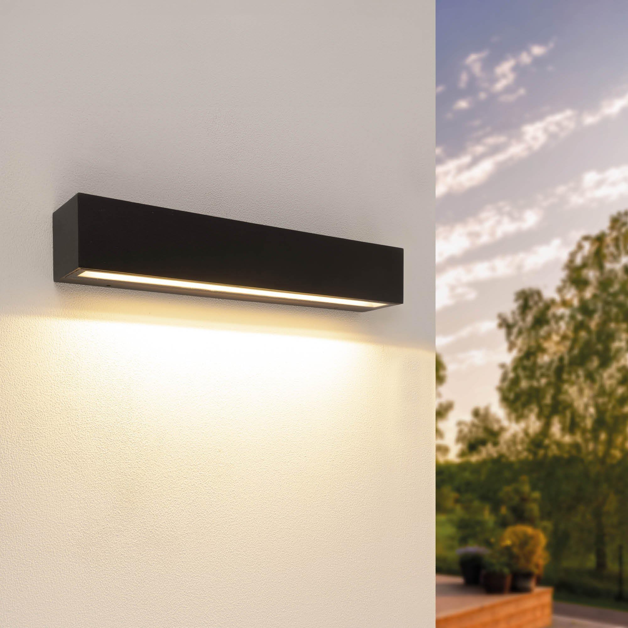 Ledvion - Lámpara de Pared LED, 15W, 1500 Lúmenes, IP44 Resistente al Agua, Lámpara Exterior, Iluminación Exterior, Iluminación de Jardín, Iluminación de Fachada