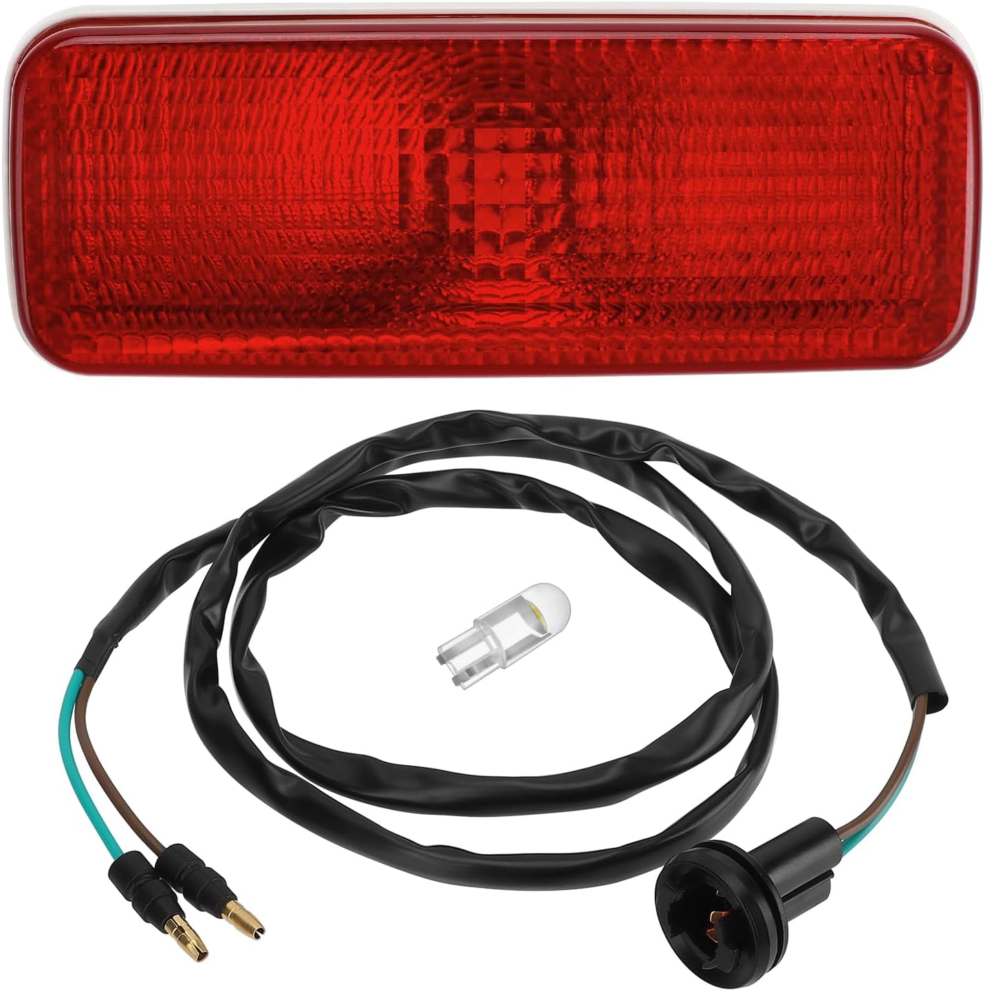 JAVIK Tail light Taillight Lens & Socket Kit for Honda TRX250TE TRX250TM Recon 250 2001 2002 2003 2004 O.E.M# 33710-HN0-A60 33720-HM8-A30
