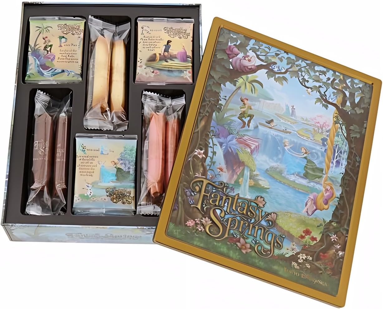 【東京ディズニーシー限定】アソーテッド・クッキー 「ファンタジースプリングス」の壮大な美しい世界観をテーマにしたグッズ 『ドリーミング・オブ・ファンタジースプリングス』 TDR TokyoDisneyResort お菓子 お土産 ディズニー グッズ プレゼント (1個)