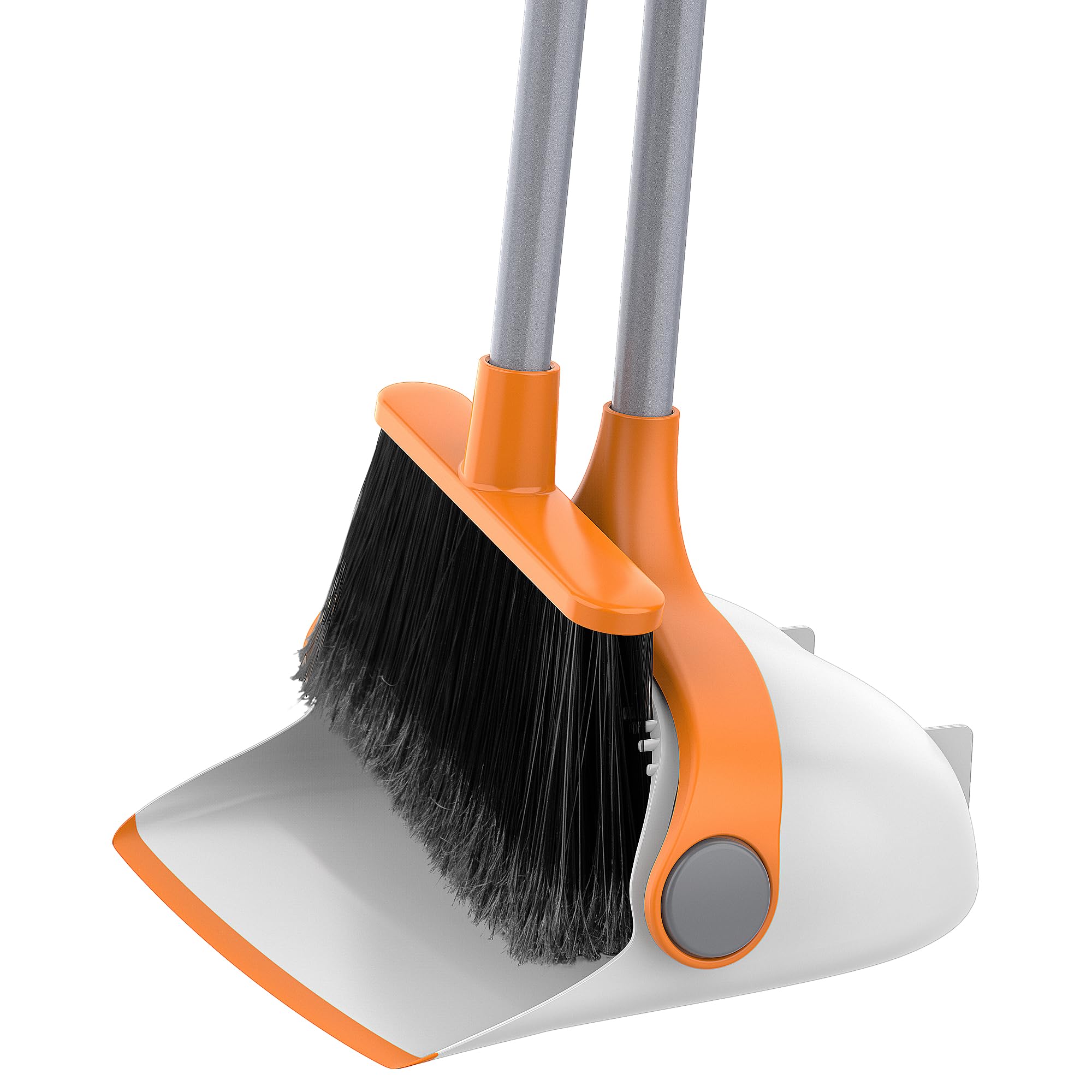 Amazon.com: MR.SIGA Broom and Dustpan Set with Adjustable Long