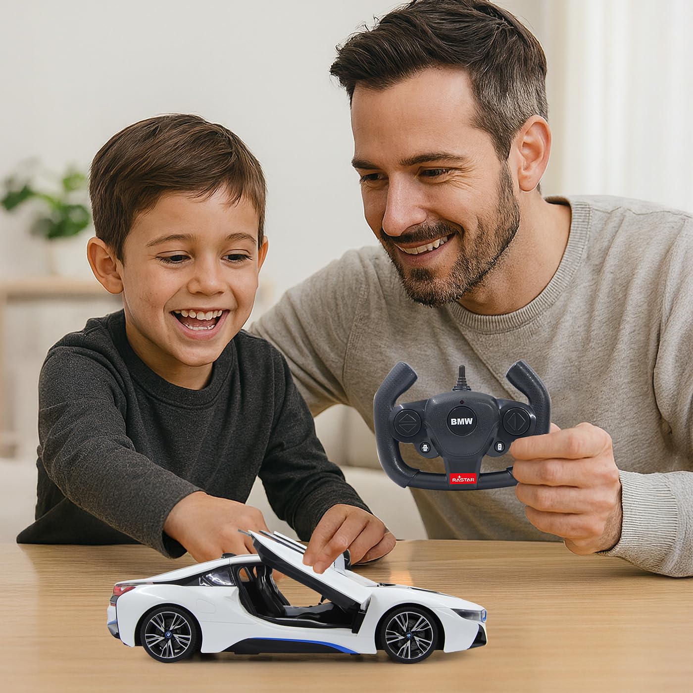 Jamara 404571 40 MHz skala 1:14 biały BMW i8 Deluxe Car
