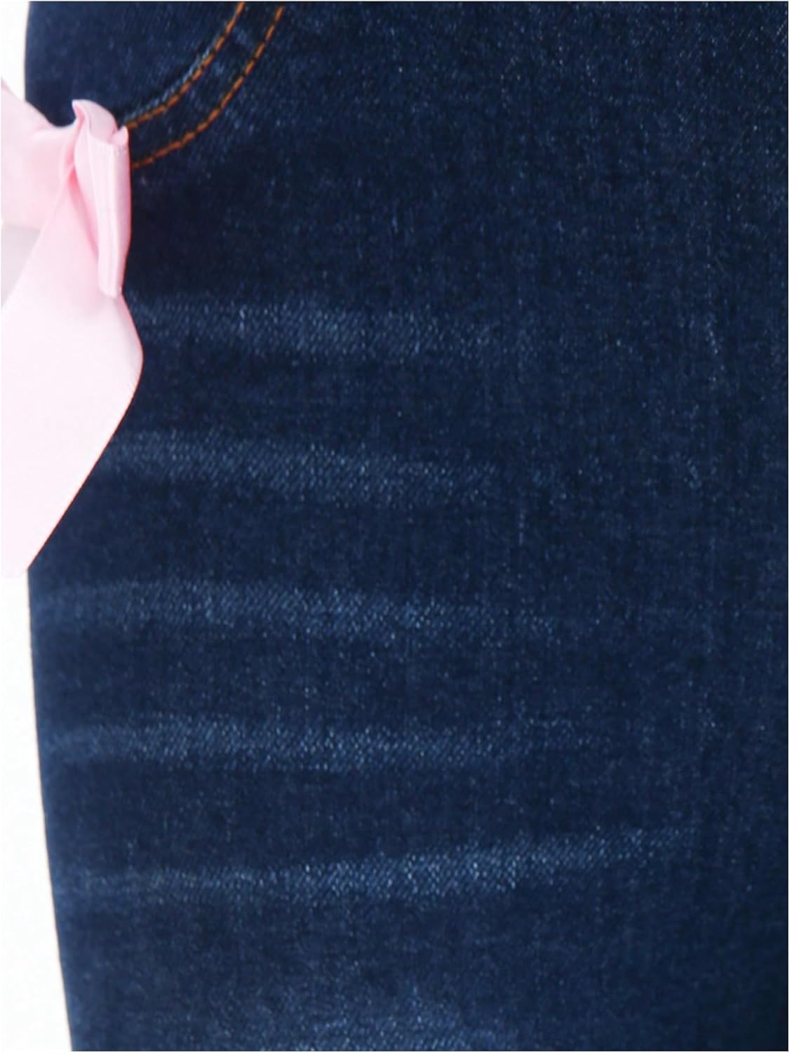 Floerns Girl's Bell Bottom Flare Jeans Cute Lace Up Bow Side Y2k Denim Pants