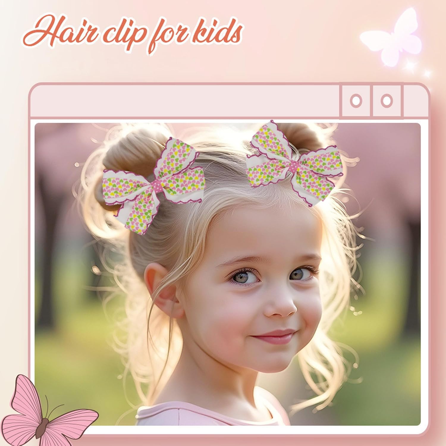 12PCS Hair Bows for Girls Colorful Little Girls Hair Bow Rainbow Grosgrain Hair Bow Alligator Hair Clips Pigtail Bows Unicorn Hair Clips Hair Accessories for Toddlers Children Kids (Multicolor - B) - Image 4