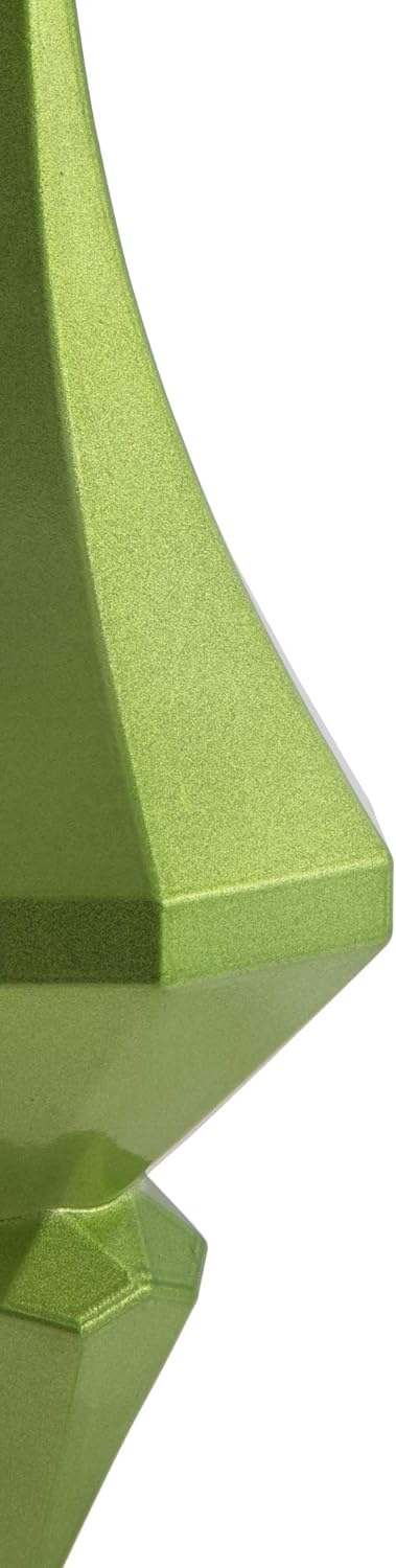 Vickerman 8" Candy Finish Diamond Finial Ornament, Shatterproof Plastic, Holiday Christmas Tree Decoration, 2 Pack, Celadon