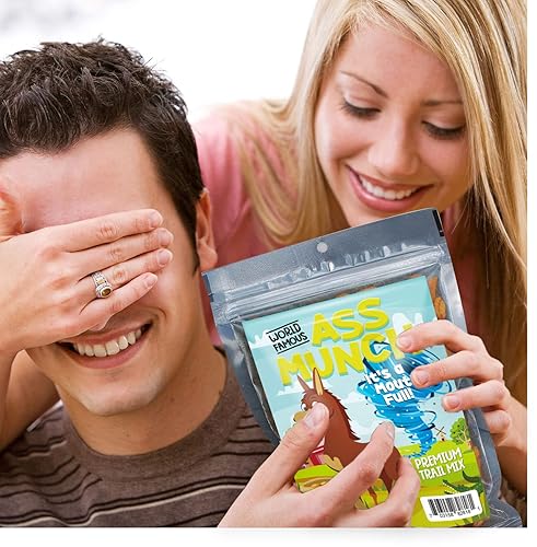 Miniatura 6 de Ass Munch Spicy Trail Mix - Divertido diseño de burro - Regalo de Navidad para marido - Regalos comestibles para hombres - Mezcla picante, fabricado