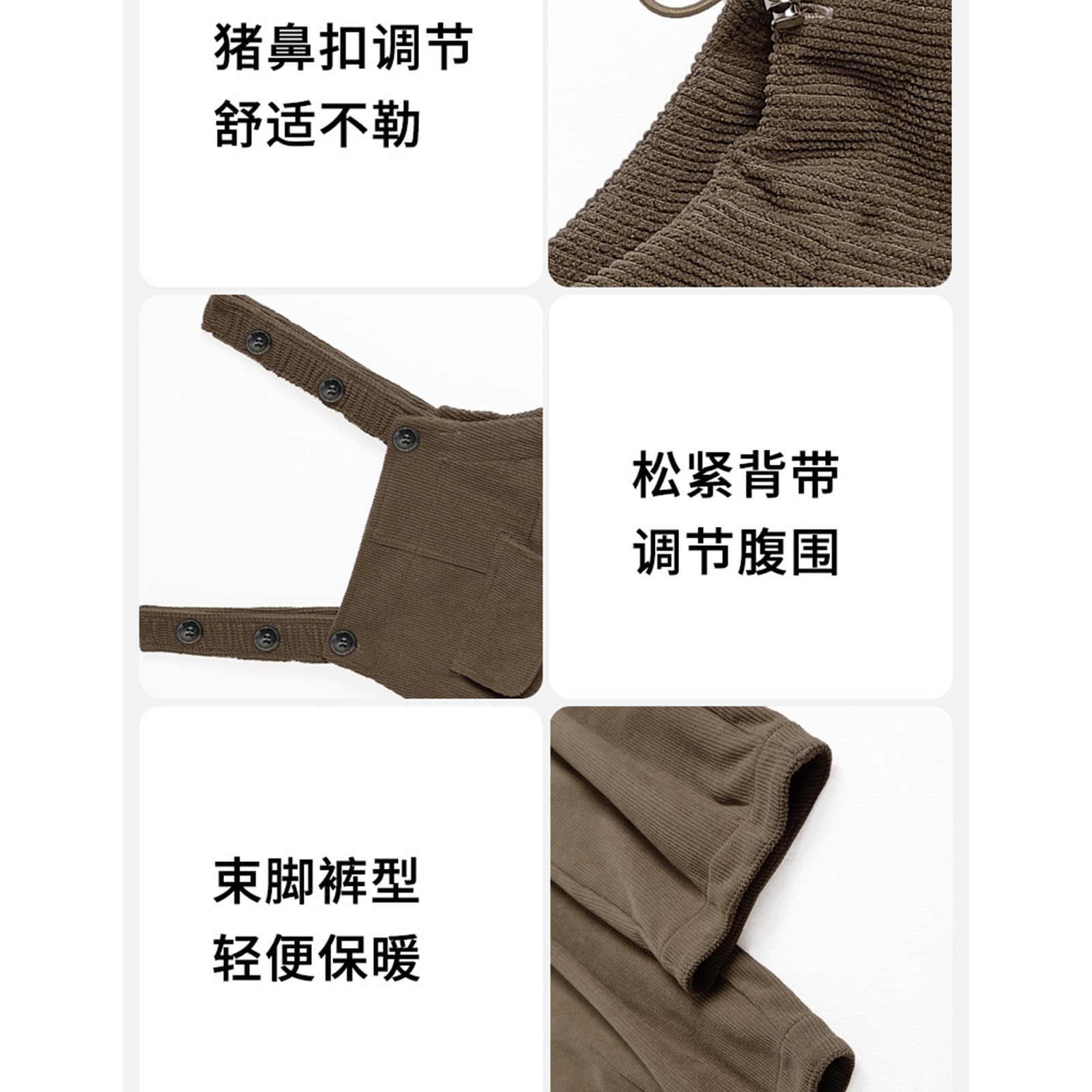 Salopette da Gravidanza Foderata con Multitasche, Dark Grey XL