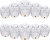 Chinese Sky Lanterns -10 Pack No Assembly Required, Biodegradable Environmentally Friendly Beautiful for Special Occasions, Weddings, Chinese Festival, Memorials Etc.