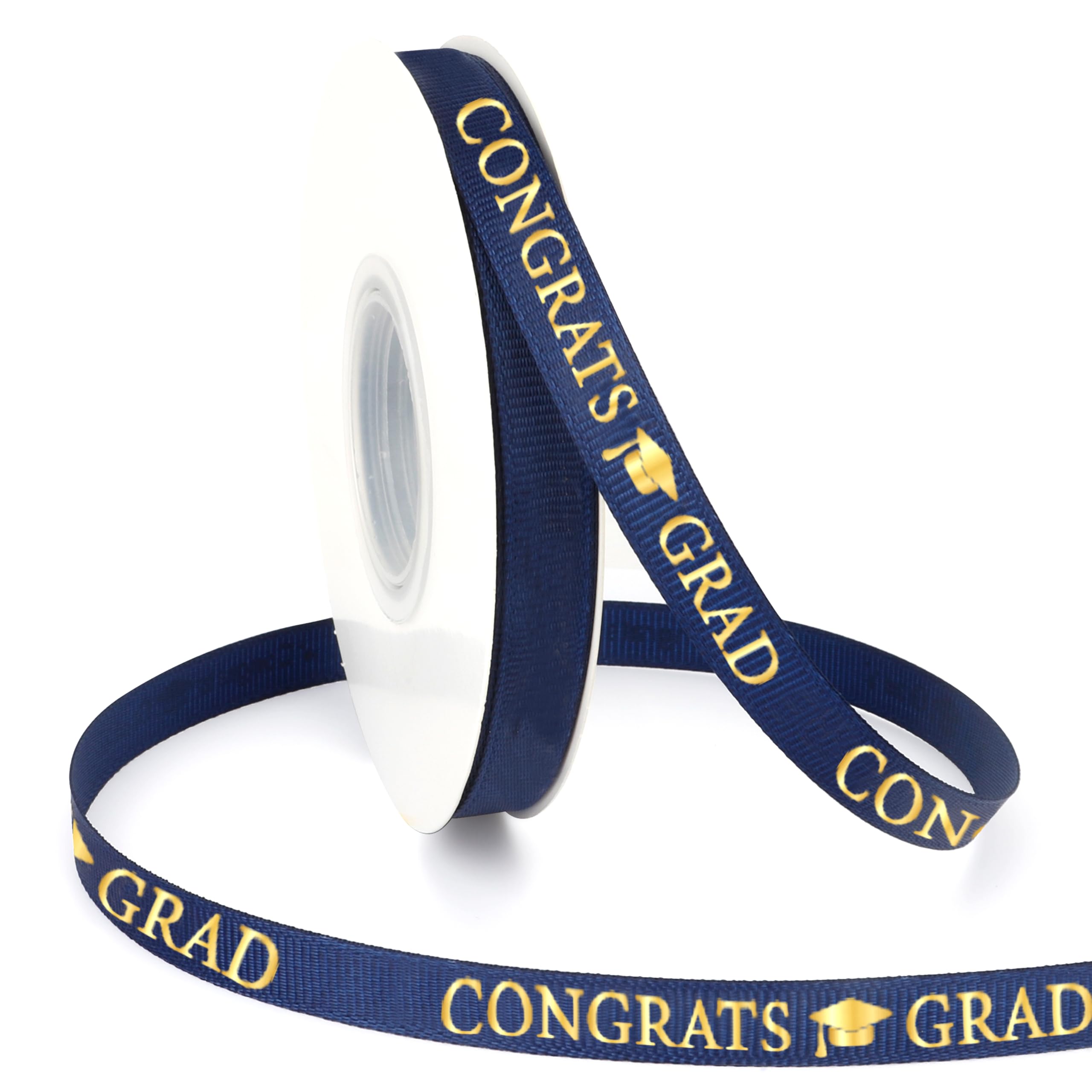 Recorder Ribbons Class Snapklik.com : Graduation Ribbon 3/8 Inch 25 Yards Congrats Grad Blue ...